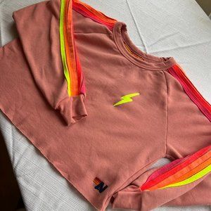 Aviator Nation Women's cropped sweatshirt   SIZE SMALL